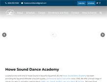 Tablet Screenshot of howesounddance.com